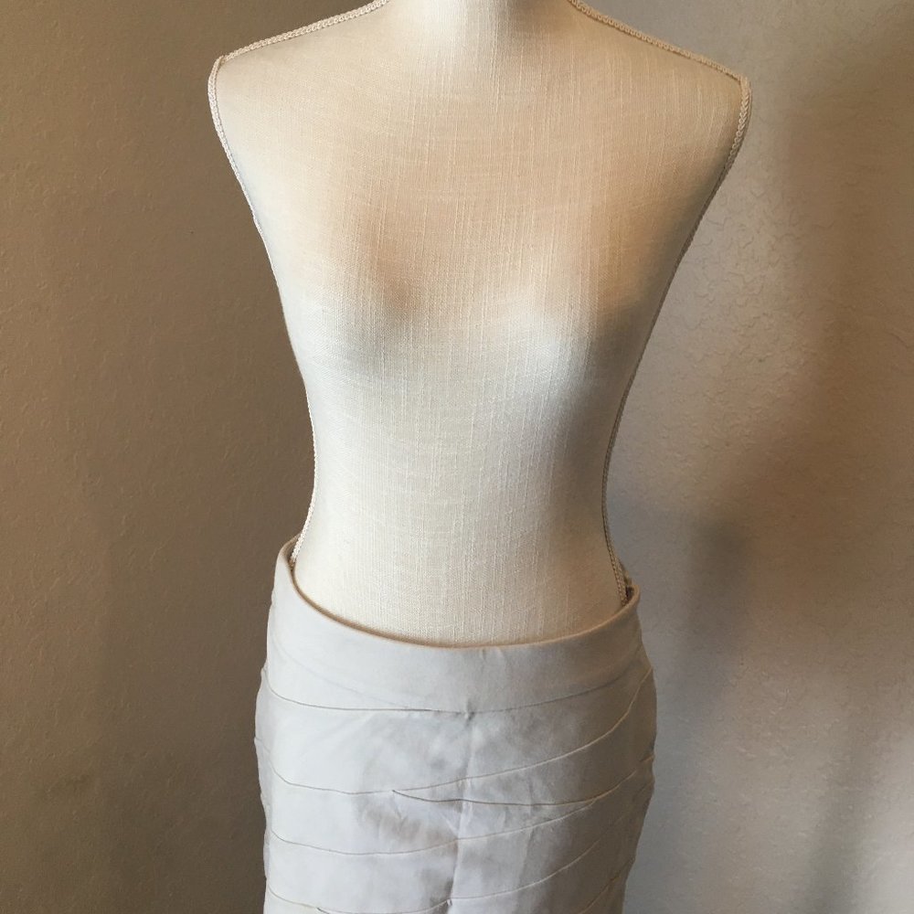 Express Cream Colored Skirt